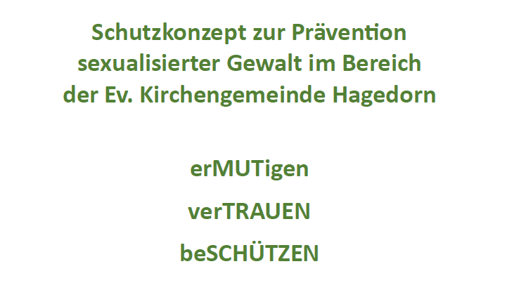 Das Bild zeigt das Cover des Schutzkonzeptes gegen Gewalt.